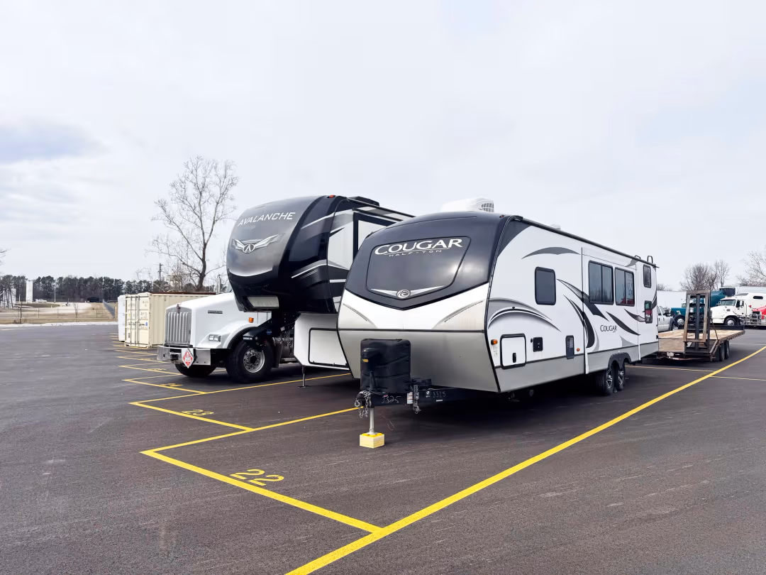 RV storage at Prime Parking NWA
